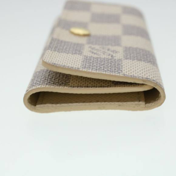 LOUIS VUITTON Damier Azur Multicles 4 Key Case N60020 LV Auth 41614 - Picture 4 of 16